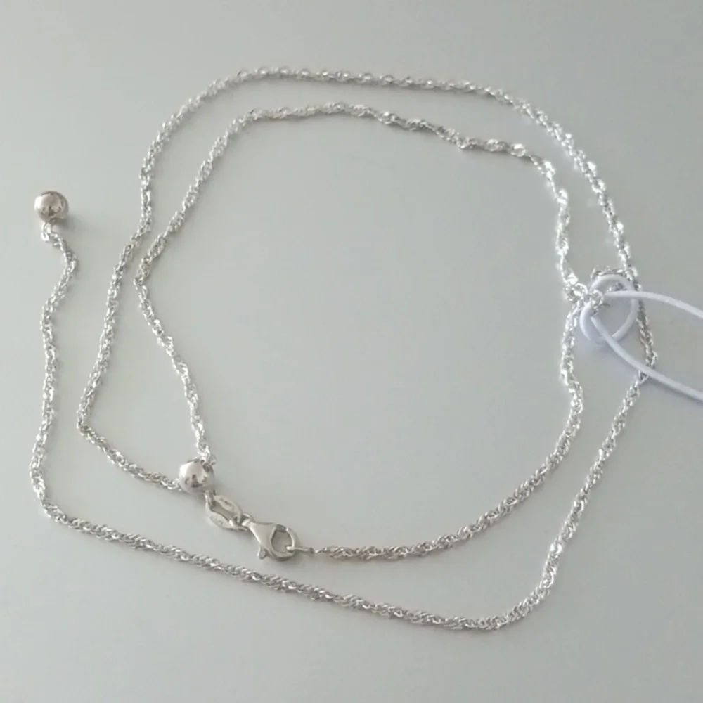 Mia Fiore Dyadema Sterling Silver 925 Twisted Adjust Necklace Up to 24